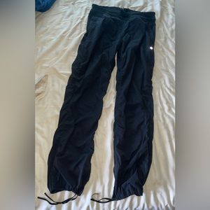 Lululemon Dance Studio Mid-Rise Black Full Length Pants (Tall)